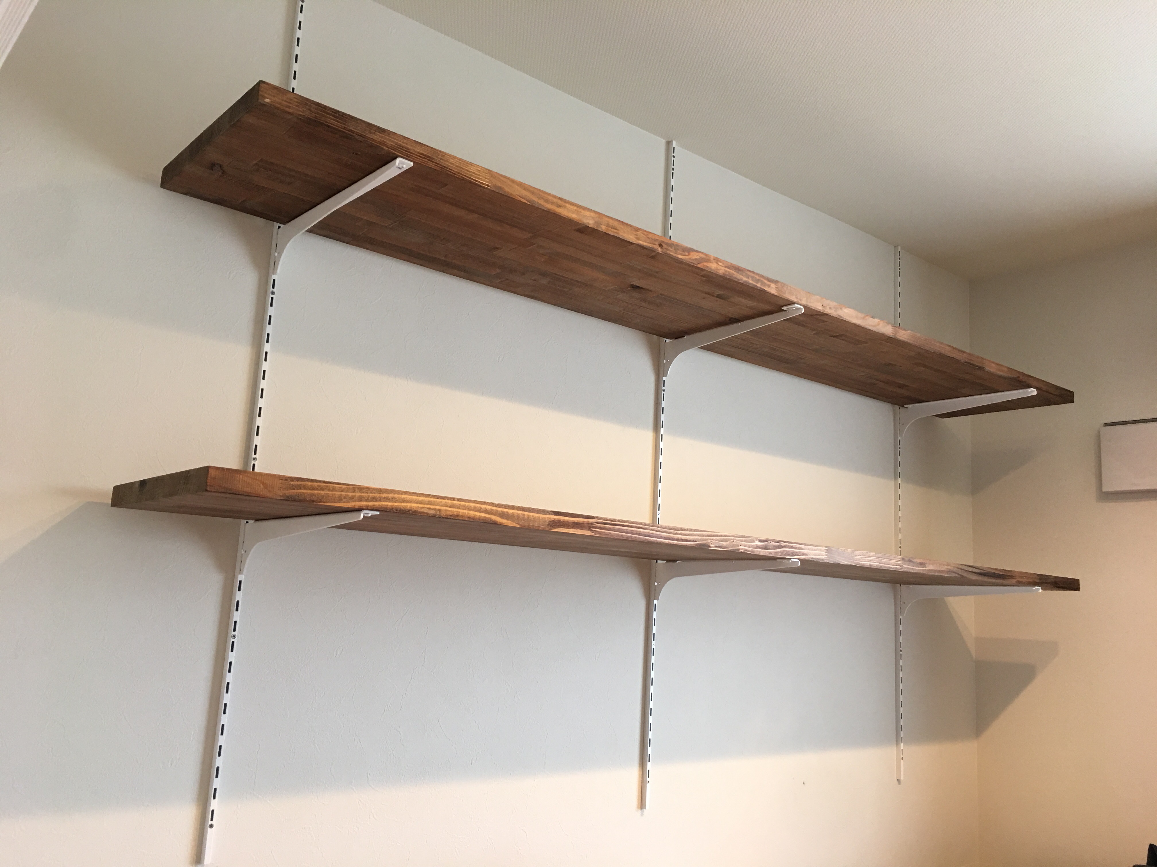 【DIY】書斎の棚が出来ました 小さいおうち：住友林業で建ててみる 26坪2階建てBF構法